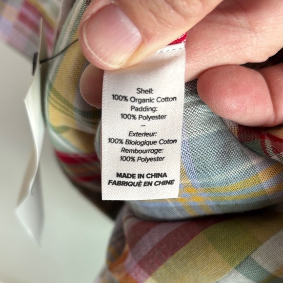 Cinq a Sept Multicolor Plaid Jacket XL New Triss Quilted Patchwork - Picture 7 of 8